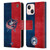 NHL Columbus Blue Jackets Half Distressed Leather Book Wallet Case Cover For Apple iPhone 13 Mini