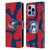 NHL Columbus Blue Jackets Cow Pattern Leather Book Wallet Case Cover For Apple iPhone 14 Pro Max