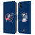 NHL Columbus Blue Jackets Plain Leather Book Wallet Case Cover For Apple iPhone XR