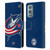 NHL Columbus Blue Jackets Oversized Leather Book Wallet Case Cover For OnePlus 9