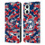 NHL Columbus Blue Jackets Camouflage Leather Book Wallet Case Cover For OPPO Reno8 Lite