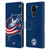 NHL Columbus Blue Jackets Oversized Leather Book Wallet Case Cover For Xiaomi Redmi Note 9 / Redmi 10X 4G