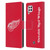 NHL Detroit Red Wings Plain Leather Book Wallet Case Cover For Huawei Nova 6 SE / P40 Lite