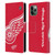 NHL Detroit Red Wings Oversized Leather Book Wallet Case Cover For Apple iPhone 11 Pro