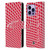 NHL Detroit Red Wings Net Pattern Leather Book Wallet Case Cover For Apple iPhone 14 Pro Max