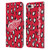 NHL Detroit Red Wings Leopard Patten Leather Book Wallet Case Cover For Apple iPhone 7 Plus / iPhone 8 Plus