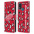 NHL Detroit Red Wings Leopard Patten Leather Book Wallet Case Cover For Nokia G11 Plus