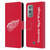 NHL Detroit Red Wings Plain Leather Book Wallet Case Cover For OnePlus 9