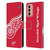 NHL Detroit Red Wings Oversized Leather Book Wallet Case Cover For Samsung Galaxy M13 (2022)