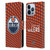 NHL Edmonton Oilers Net Pattern Leather Book Wallet Case Cover For Apple iPhone 13 Pro