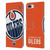NHL Edmonton Oilers Oversized Leather Book Wallet Case Cover For Apple iPhone 7 Plus / iPhone 8 Plus