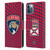 NHL Florida Panthers Net Pattern Leather Book Wallet Case Cover For Apple iPhone 12 / iPhone 12 Pro