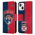 NHL Florida Panthers Half Distressed Leather Book Wallet Case Cover For Apple iPhone 13 Mini