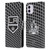 NHL Los Angeles Kings Net Pattern Leather Book Wallet Case Cover For Apple iPhone 11