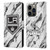 NHL Los Angeles Kings Marble Leather Book Wallet Case Cover For Apple iPhone 14 Pro