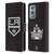 NHL Los Angeles Kings Plain Leather Book Wallet Case Cover For OnePlus 9
