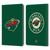 NHL Minnesota Wild Plain Leather Book Wallet Case Cover For Amazon Kindle Paperwhite 1 / 2 / 3