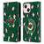 NHL Minnesota Wild Leopard Patten Leather Book Wallet Case Cover For Apple iPhone 13 Mini