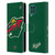 NHL Minnesota Wild Oversized Leather Book Wallet Case Cover For Samsung Galaxy F62 (2021)