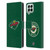 NHL Minnesota Wild Plain Leather Book Wallet Case Cover For Samsung Galaxy M33 (2022)