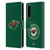 NHL Minnesota Wild Plain Leather Book Wallet Case Cover For Sony Xperia 1 IV
