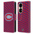 NHL Montreal Canadiens Net Pattern Leather Book Wallet Case Cover For Huawei P50