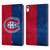 NHL Montreal Canadiens Half Distressed Leather Book Wallet Case Cover For Apple iPad 10.9 (2022)