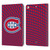 NHL Montreal Canadiens Net Pattern Leather Book Wallet Case Cover For Apple iPad 9.7 2017 / iPad 9.7 2018