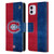 NHL Montreal Canadiens Half Distressed Leather Book Wallet Case Cover For Apple iPhone 11