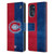 NHL Montreal Canadiens Half Distressed Leather Book Wallet Case Cover For Motorola Moto G (2022)