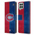 NHL Montreal Canadiens Half Distressed Leather Book Wallet Case Cover For Samsung Galaxy M33 (2022)