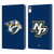 NHL Nashville Predators Plain Leather Book Wallet Case Cover For Apple iPad 10.9 (2022)