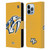 NHL Nashville Predators Oversized Leather Book Wallet Case Cover For Apple iPhone 13 Pro Max