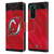 NHL New Jersey Devils Jersey Leather Book Wallet Case Cover For Huawei P40 5G