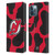NHL New Jersey Devils Cow Pattern Leather Book Wallet Case Cover For Apple iPhone 12 Pro Max