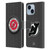 NHL New Jersey Devils Puck Texture Leather Book Wallet Case Cover For Apple iPhone 14 Plus