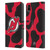 NHL New Jersey Devils Cow Pattern Leather Book Wallet Case Cover For Apple iPhone XR