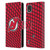 NHL New Jersey Devils Net Pattern Leather Book Wallet Case Cover For Nokia C2 2nd Edition