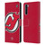 NHL New Jersey Devils Oversized Leather Book Wallet Case Cover For OnePlus Nord 5G