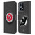 NHL New Jersey Devils Puck Texture Leather Book Wallet Case Cover For OPPO Reno8 4G