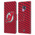 NHL New Jersey Devils Net Pattern Leather Book Wallet Case Cover For Samsung Galaxy S9