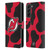 NHL New Jersey Devils Cow Pattern Leather Book Wallet Case Cover For Samsung Galaxy S22+ 5G