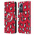 NHL New Jersey Devils Leopard Patten Leather Book Wallet Case Cover For Xiaomi 12 Pro