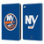 NHL New York Islanders Plain Leather Book Wallet Case Cover For Apple iPad Air 2 (2014)