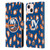 NHL New York Islanders Leopard Patten Leather Book Wallet Case Cover For Apple iPhone 13