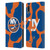 NHL New York Islanders Cow Pattern Leather Book Wallet Case Cover For LG K22