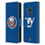 NHL New York Islanders Plain Leather Book Wallet Case Cover For Nokia XR20