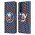 NHL New York Islanders Net Pattern Leather Book Wallet Case Cover For Motorola Edge 30