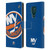 NHL New York Islanders Oversized Leather Book Wallet Case Cover For Motorola Moto G9 Play