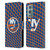 NHL New York Islanders Net Pattern Leather Book Wallet Case Cover For OnePlus 9